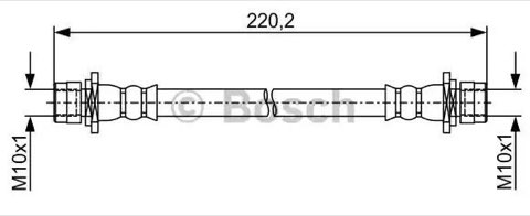 Bosch 1 987 481 935 Brake Hose, photo 2