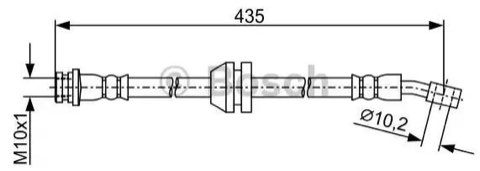 Bosch 1 987 481 939 Brake Hose, photo 2
