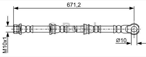 Bosch 1 987 481 965 Brake Hose, photo 2