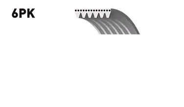 Bosch 1 987 946 202 Serpentine Belt, photo 2