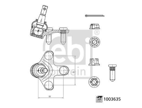 Febi Bilstein 1003635 Ball Joint