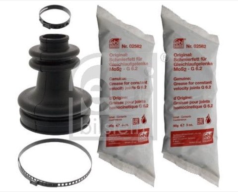 Febi Bilstein 100414 CV Boot Kit, Drive Shaft, Transmission Sided, photo 2