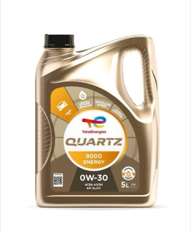 TotalEnergies Quartz 9000 Energy 151522 Engine Oil — 5L 0W-30 ACEA A3/B4, photo 2