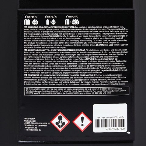 Ridex Plus 1602F0011P Coolant Concentrate — 5L, photo 4