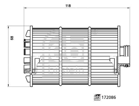 Febi Bilstein 172086 Oil Filter, photo 3
