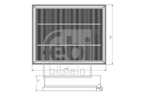 Febi Bilstein 172761 Air Filter, photo 3