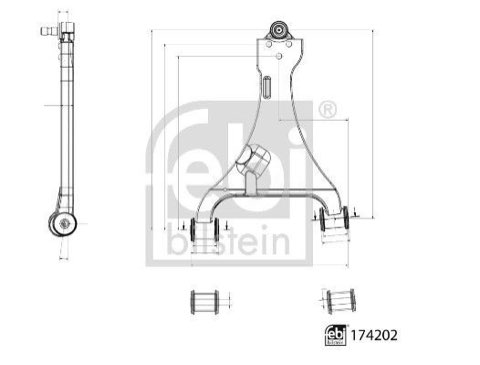 Febi Bilstein 174202 Suspension Arm, photo 3