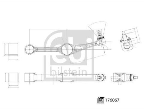 Febi Bilstein 176067 Suspension Arm, photo 3