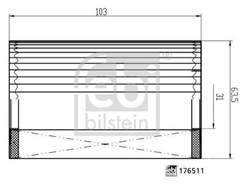 Febi Bilstein 176511 Oil Filter, photo 3