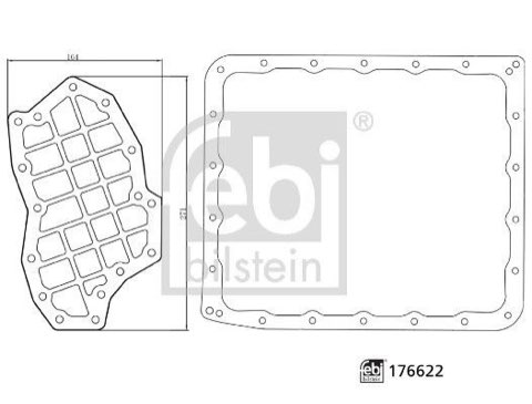 Febi Bilstein 176622 Automatic Transmission Filter Kit, photo 3