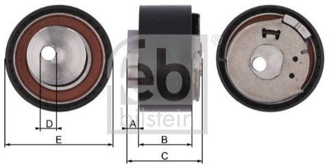 Febi Bilstein 17769 Timing Belt Tensioner Pulley, photo 2