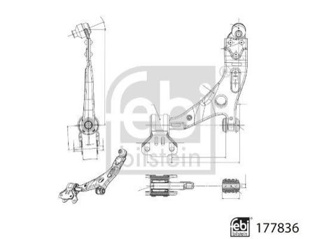 Febi Bilstein 177836 Suspension Arm, photo 3