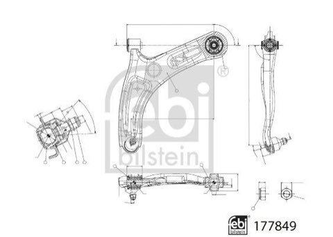 Febi Bilstein 177849 Suspension Arm, photo 3