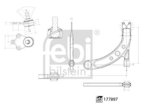 Febi Bilstein 177897 Suspension Arm, photo 3