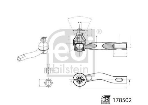 Febi Bilstein 178502 Track Rod End, photo 3
