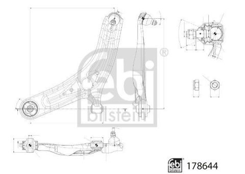 Febi Bilstein 178644 Suspension Arm, photo 3