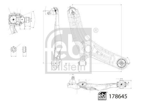 Febi Bilstein 178645 Suspension Arm, photo 3