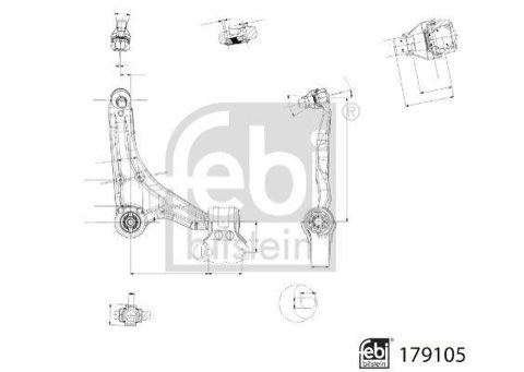 Febi Bilstein 179105 Suspension Arm, photo 3