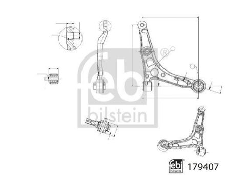 Febi Bilstein 179407 Suspension Arm, photo 3