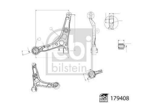 Febi Bilstein 179408 Suspension Arm, photo 3