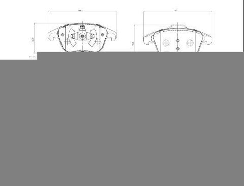 Febi Bilstein 180626 Brake Pad Set