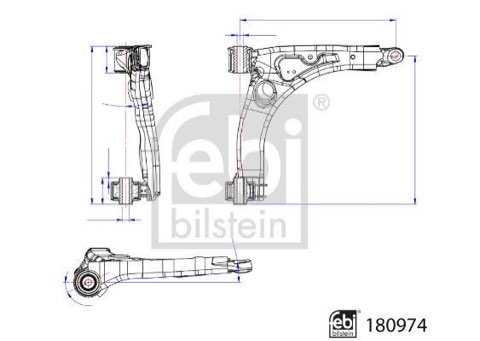 Febi Bilstein 180974 Suspension Arm, photo 3