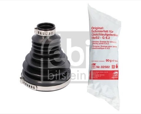 Febi Bilstein 183566 CV Boot Kit, Drive Shaft, Transmission Sided, photo 2