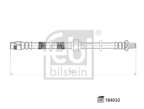 Febi Bilstein 184032 Brake Hose, photo 3