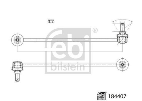 Febi Bilstein 184407 Anti-Roll Bar Link, photo 3