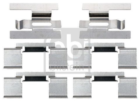Febi Bilstein 185048 Brake Pad Fitting Kit, photo 3