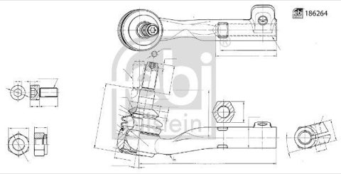 Febi Bilstein 186264 Track Rod End