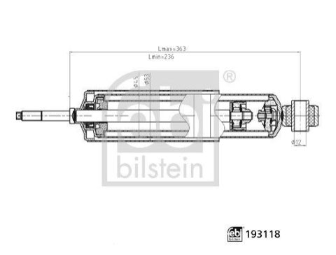 Febi Bilstein 193118 Shock Absorber