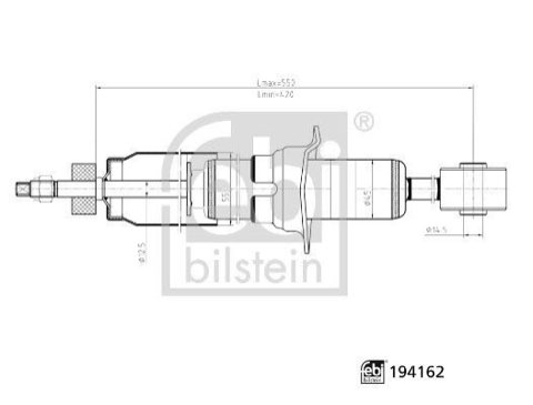Febi Bilstein 194162 Shock Absorber
