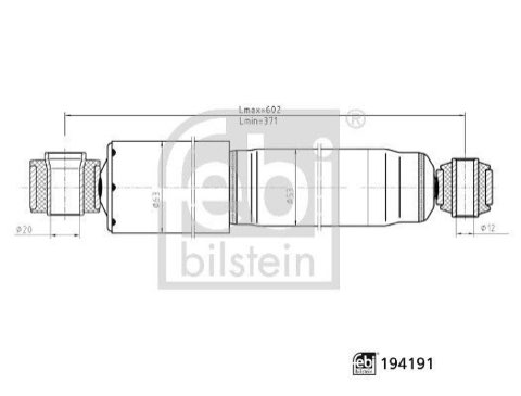 Febi Bilstein 194191 Shock Absorber