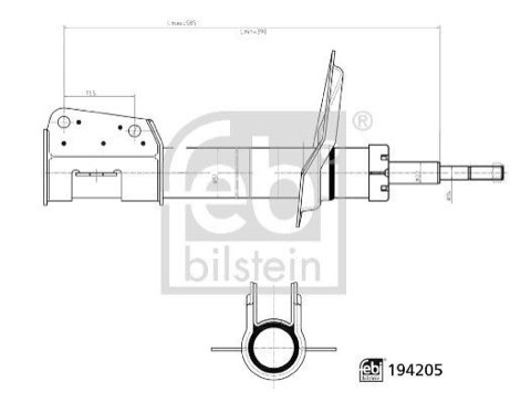 Febi Bilstein 194205 Shock Absorber