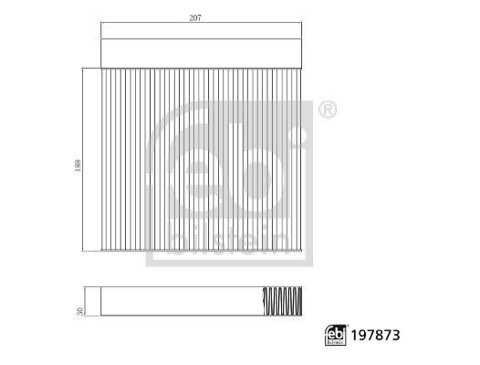 Febi Bilstein 197873 Pollen Filter, photo 3