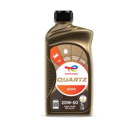 TotalEnergies Quartz 5000 213737 Engine Oil — 1L 20W-50