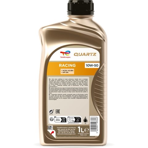 TotalEnergies Quartz Racing 213770 Engine Oil — 1L 10W-50, photo 2