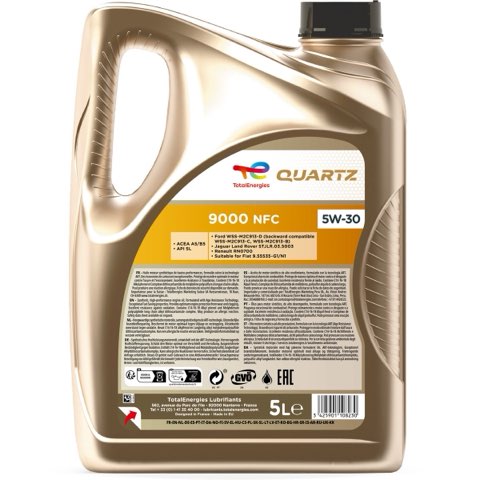 TotalEnergies Quartz 9000 NFC 213835 Engine Oil — 5L, photo 2