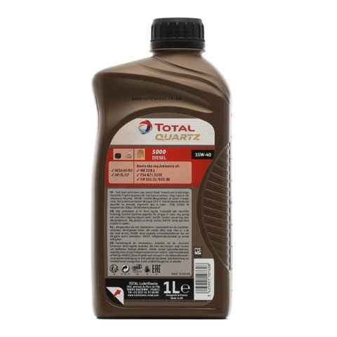 TotalEnergies Quartz 5000 Diesel 2166246 Engine Oil — 1L, photo 4