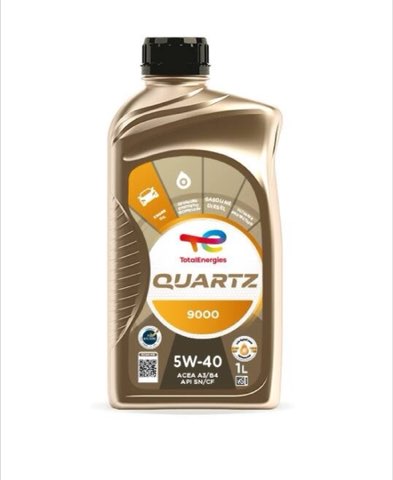 TotalEnergies Quartz 9000 2198277 Engine Oil — 1L 5W-40 ACEA A3/B4 API SP, API CF