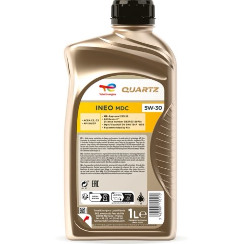 TotalEnergies Quartz INEO MDC 2199607 Engine Oil — 1L, photo 2