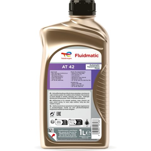 TotalEnergies Fluidmatic AT 42 2213754 Automatic Transmission Fluid — 1L, photo 2