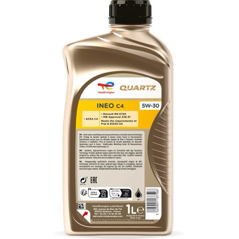 TotalEnergies Quartz INEO C4 2222772 Engine Oil — 1L, photo 2