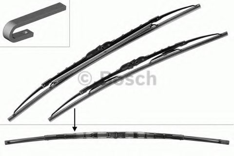 Bosch 3 397 001 582 Wiper Blade Twin Spoiler — 550/530mm