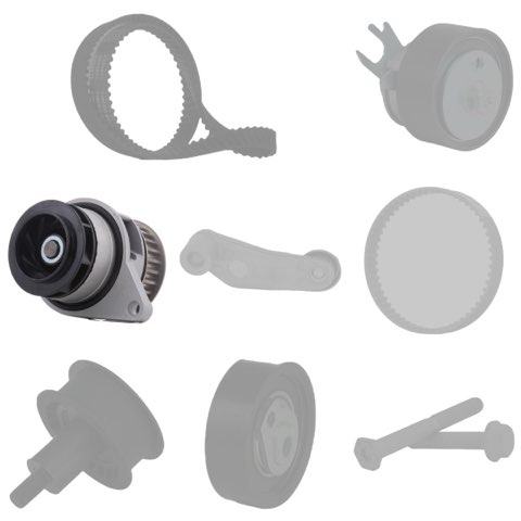 Ridex 3096W0028 Water Pump and Timing Belt Kit, photo 3