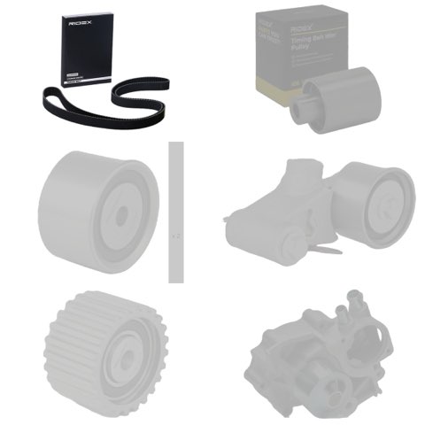 Ridex 3096W0129 Water Pump and Timing Belt Kit, photo 2