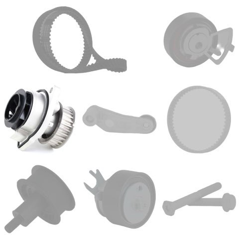 Ridex 3096W0186 Water Pump and Timing Belt Kit, photo 3