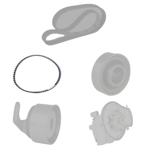 Ridex 3096W0273 Water Pump and Timing Belt Kit, photo 3