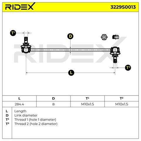 Ridex 3229S0013 Anti-Roll Bar Link, photo 2